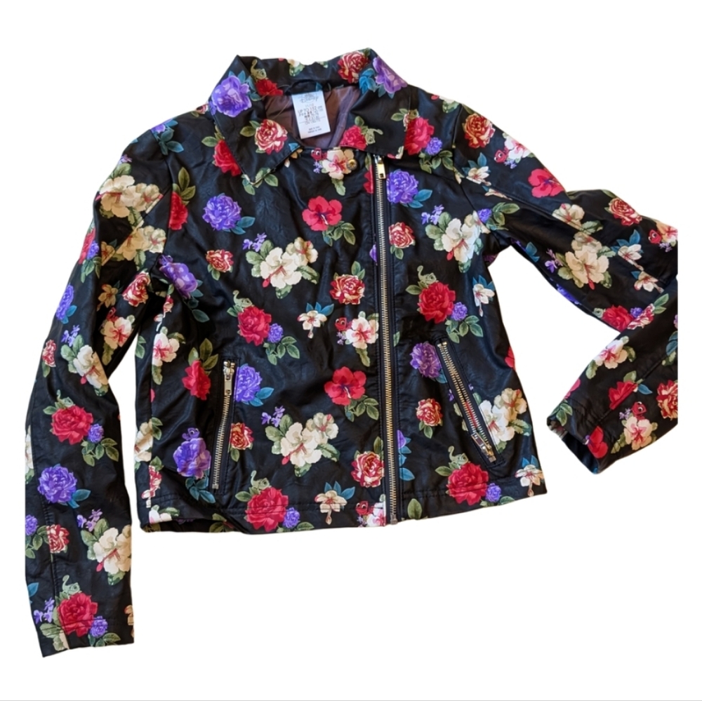 Disney Store Sz11/12 Tangled Biker Jacket EUC
